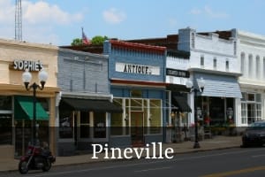 pineville location of queen city
